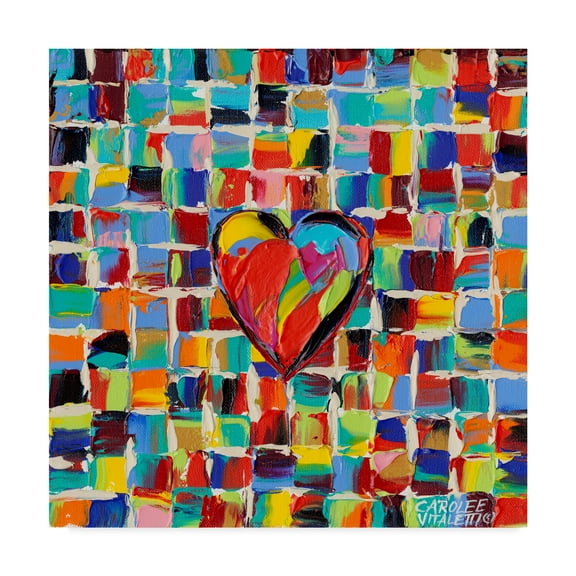 Trademark Fine Art 'Love of Color I' Canvas Art by Carolee Vitaletti