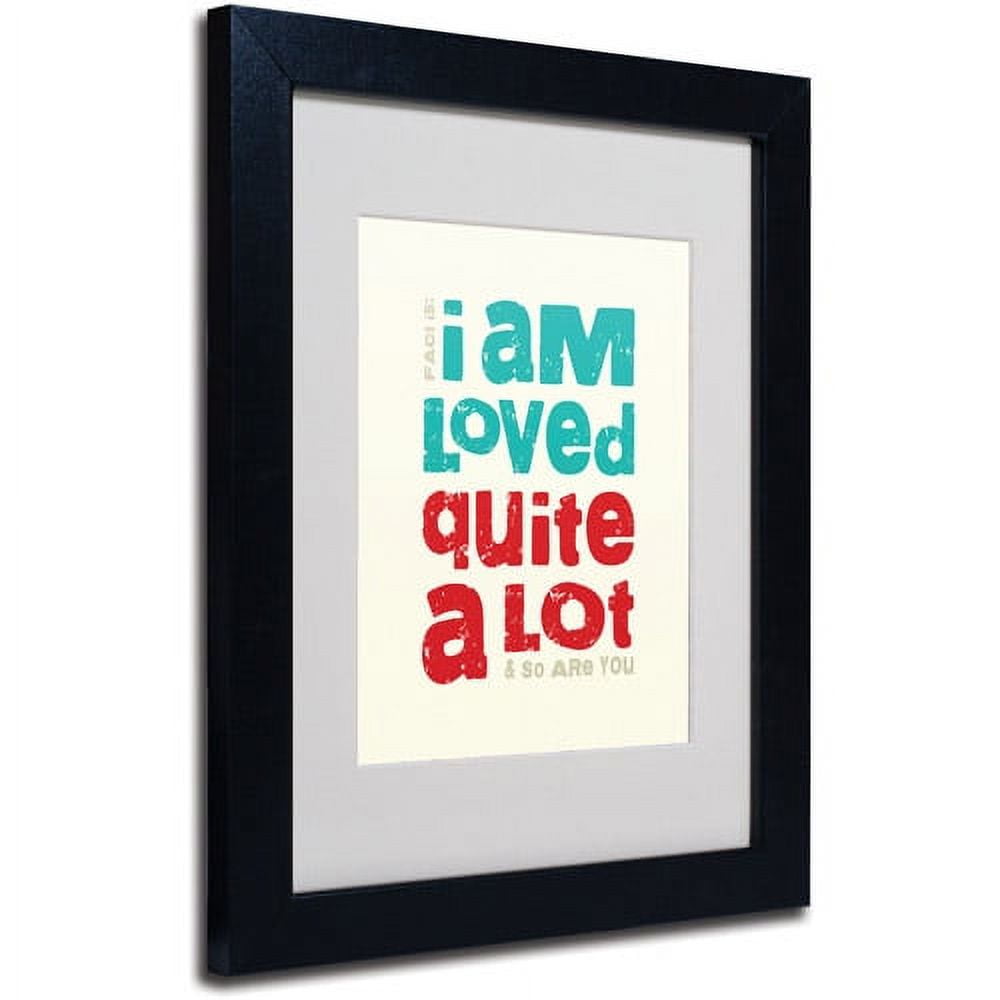 Black Framed Motivational Quote Canvas Wall Art