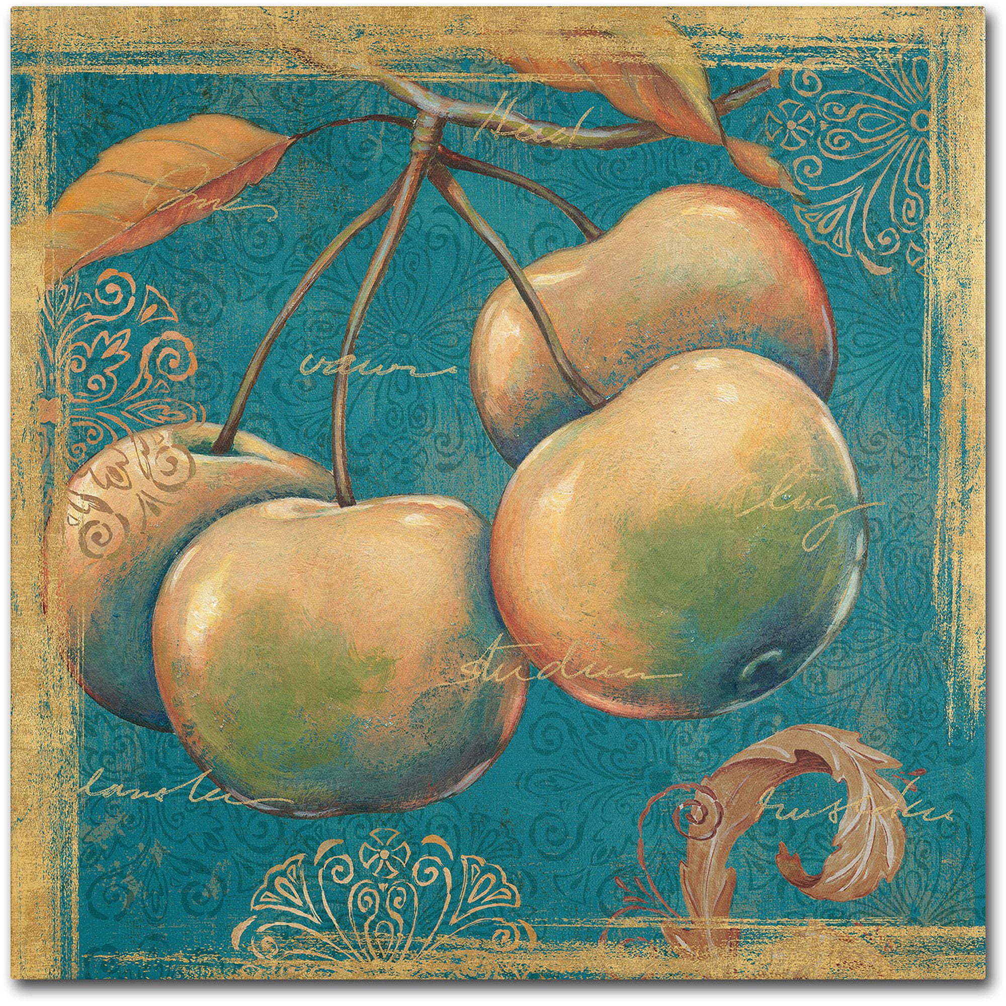 Trademark Fine Art "Lovely Fruits III" Canvas Art by Daphne Brissonnet