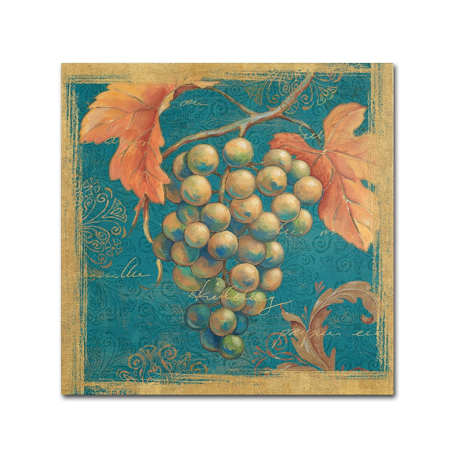 Trademark Fine Art "Lovely Fruits IV" Canvas Art by Daphne Brissonnet