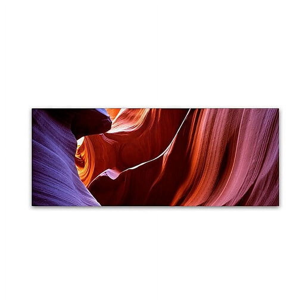 Lower Antelope Canyon Panoramic Canvas Art, 35x47 Inches