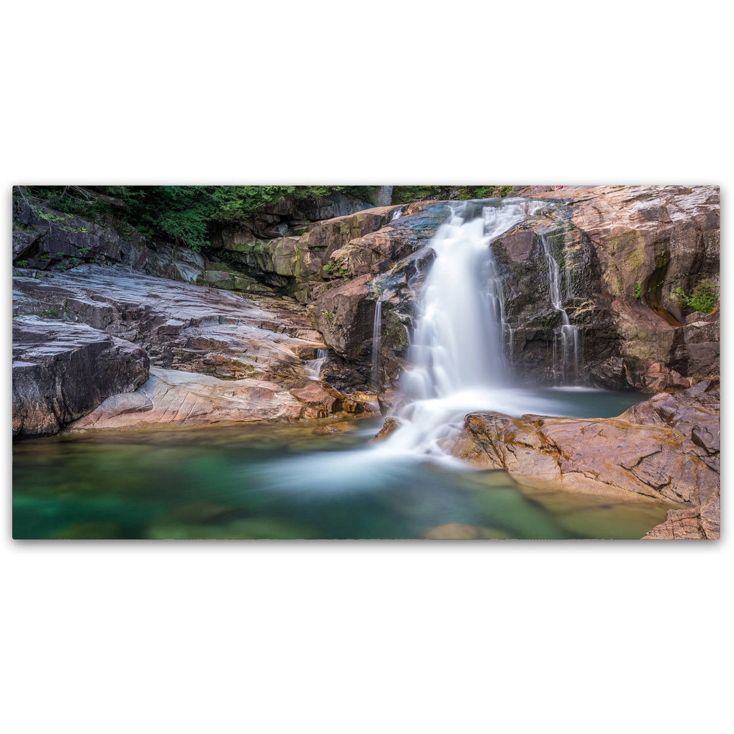 Trademark Fine Art 'Lower Falls' Canvas Art by Pierre Leclerc