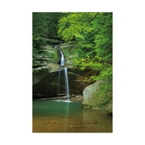 Trademark Fine Art 'Lower Falls Old Mans Cave' Canvas Art by Alan Majchrowicz