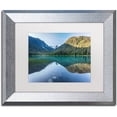 thumbnail image 1 of Trademark Fine Art 'Lower Joffre Lake' Canvas Art by Pierre Leclerc, White Matte, Silver Frame, 1 of 4