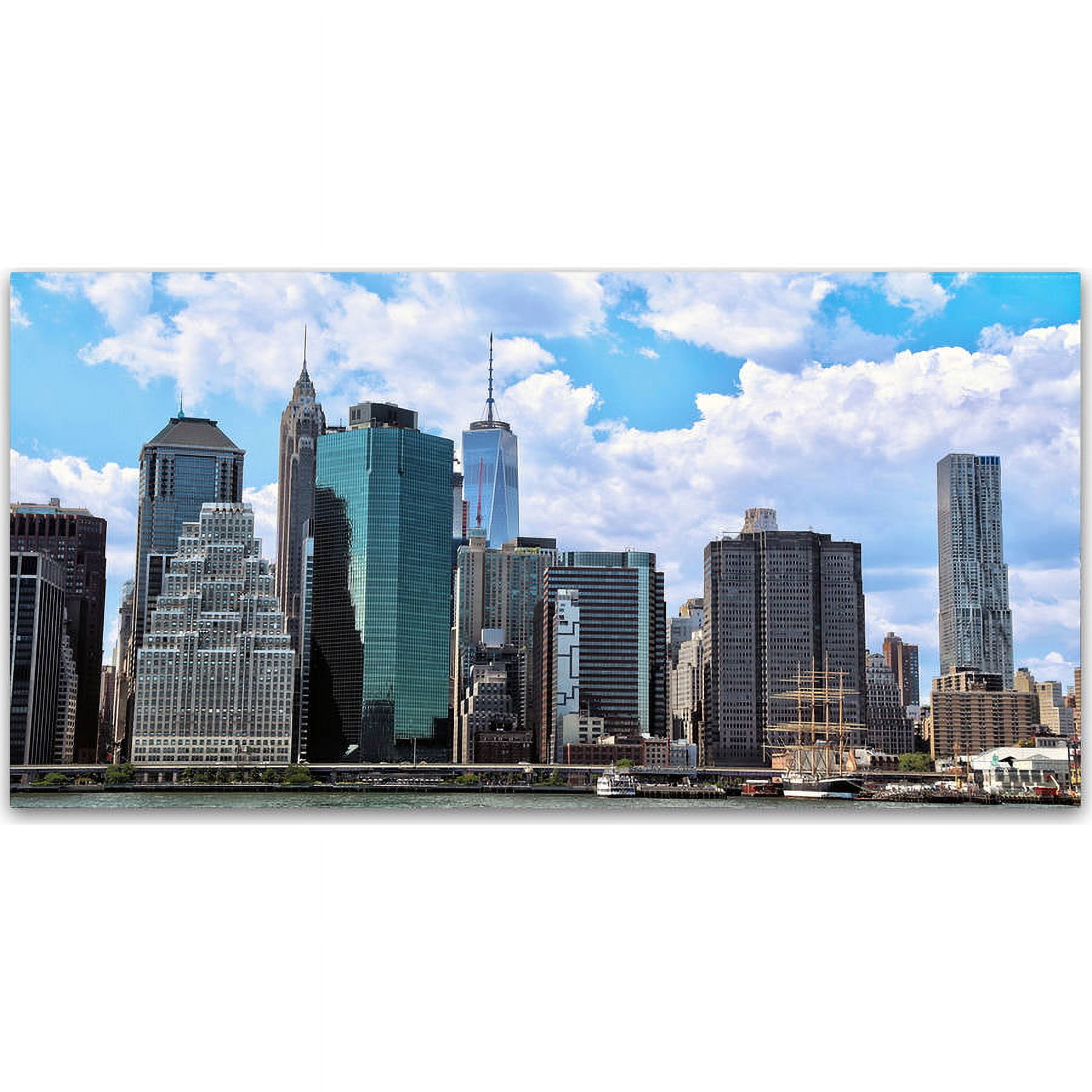 Trademark Fine Art "Lower Manhattan I" Canvas Art by CATeyes