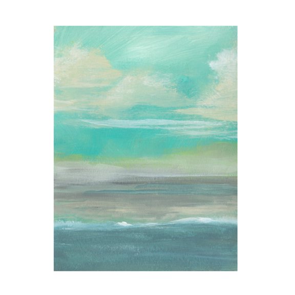 Trademark Fine Art Charles McMullen Lowland Beach I Canvas Wall Art - 24x32
