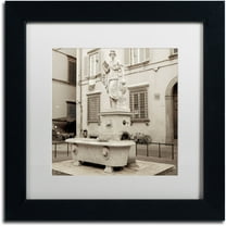 Trademark Fine Art "Lucca I" Canvas Art by Alan Blaustein, White Matte, Black Frame