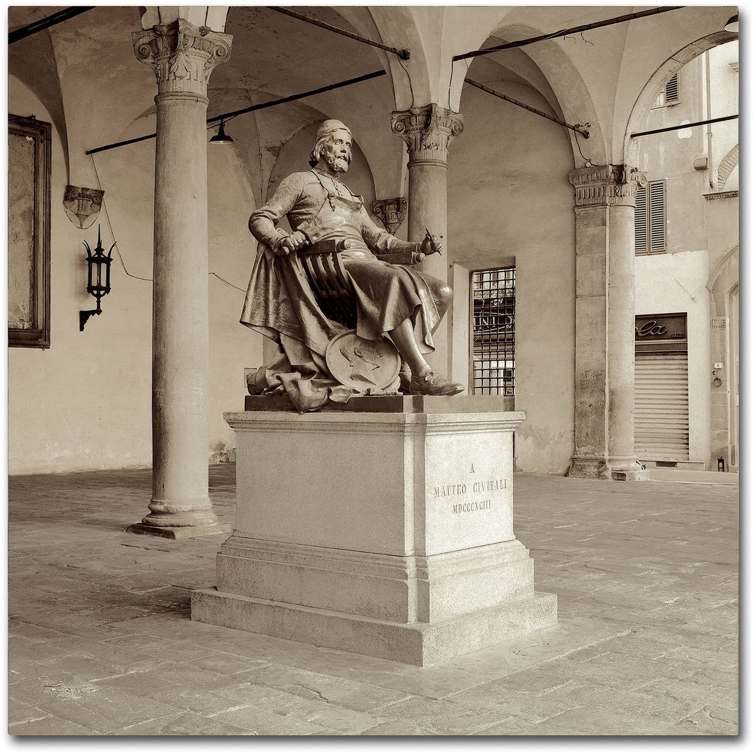 Trademark Fine Art "Lucca II" Canvas Art by Alan Blaustein