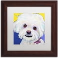 thumbnail image 1 of Trademark Fine Art "Lucy" Canvas Art by Pat Saunders-White, White Matte, Wood Frame, 1 of 4