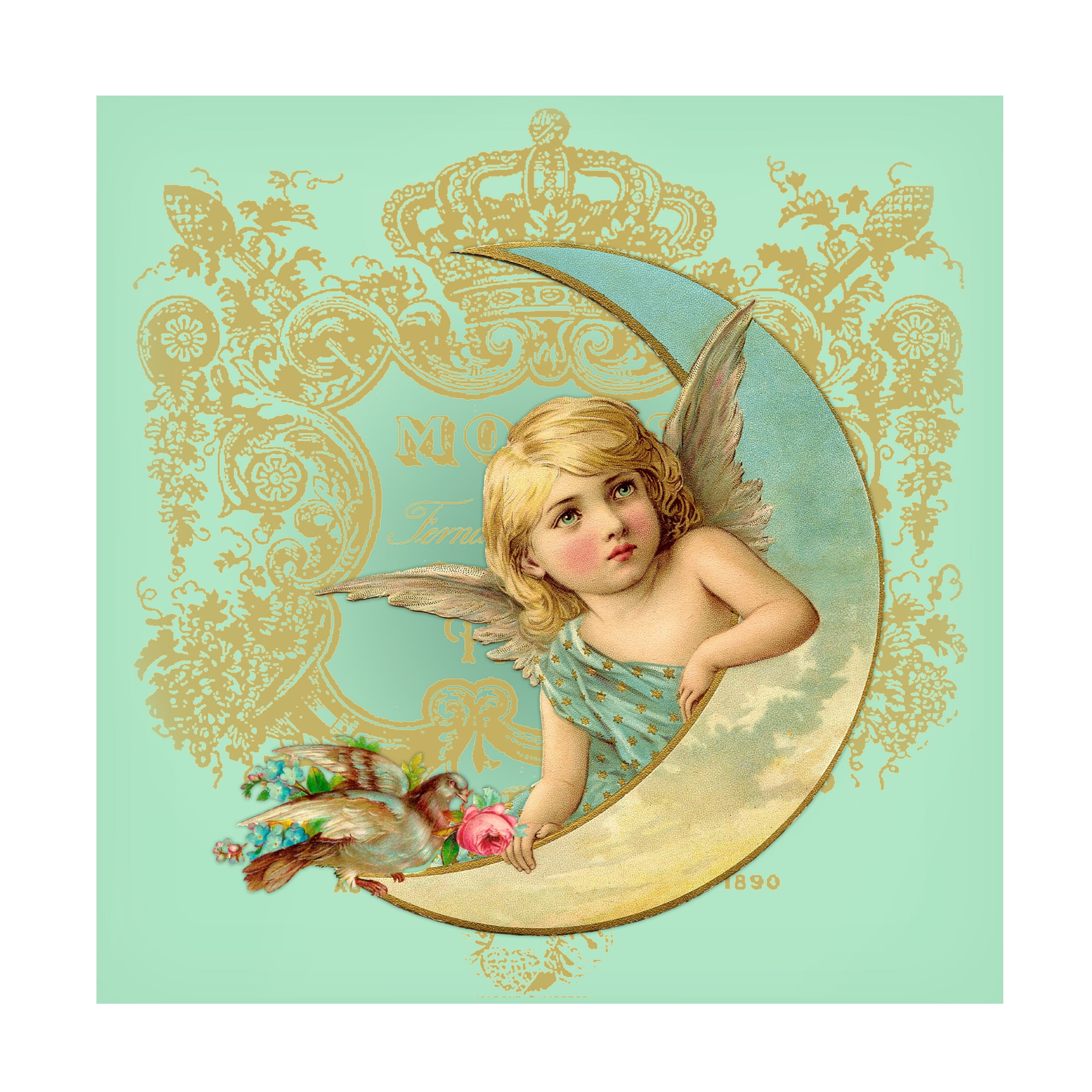 Trademark Fine Art 'Luna Angel' Canvas Art by Tina Lavoie
