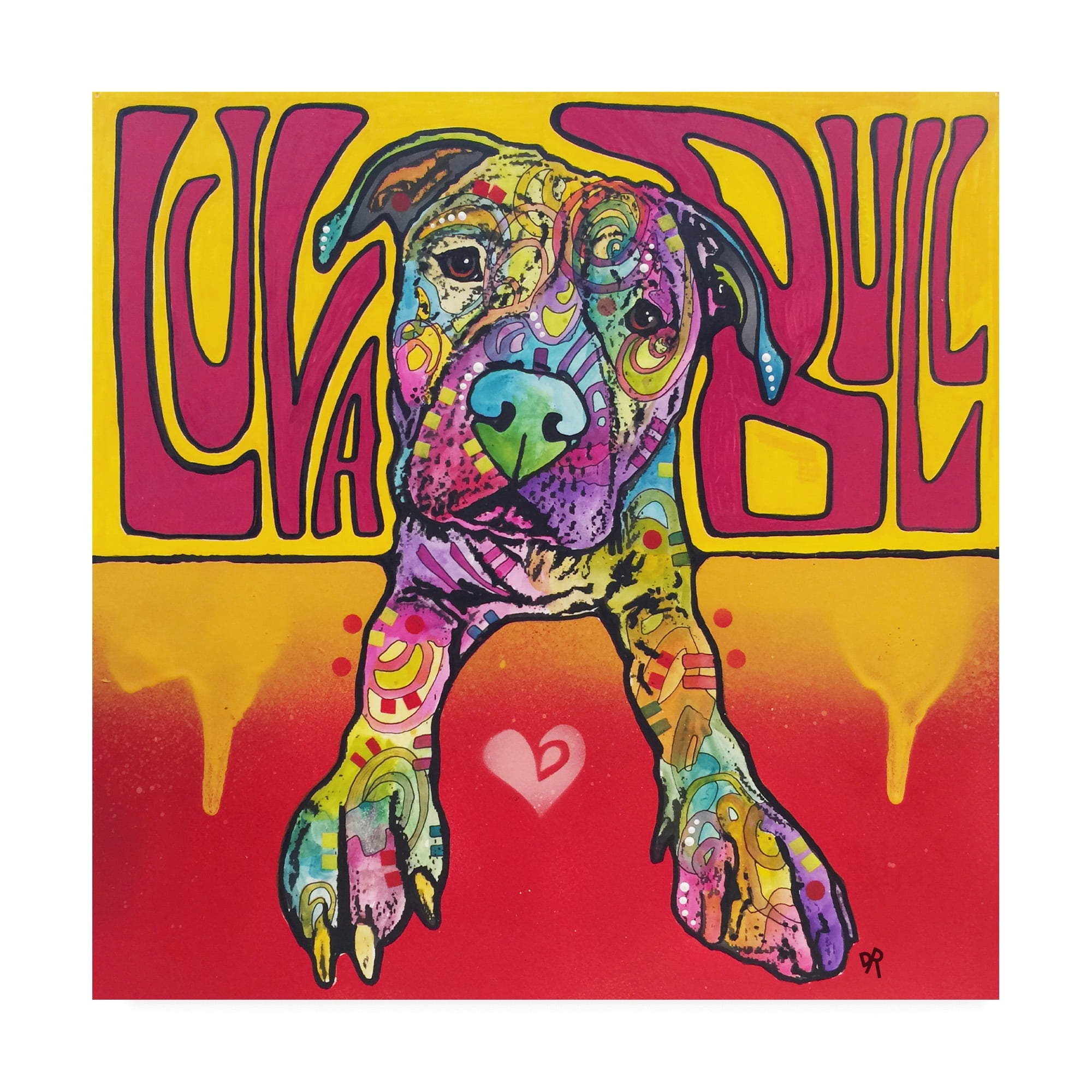 Trademark Fine Art 'Luva Bull' Canvas Art by Dean Russo
