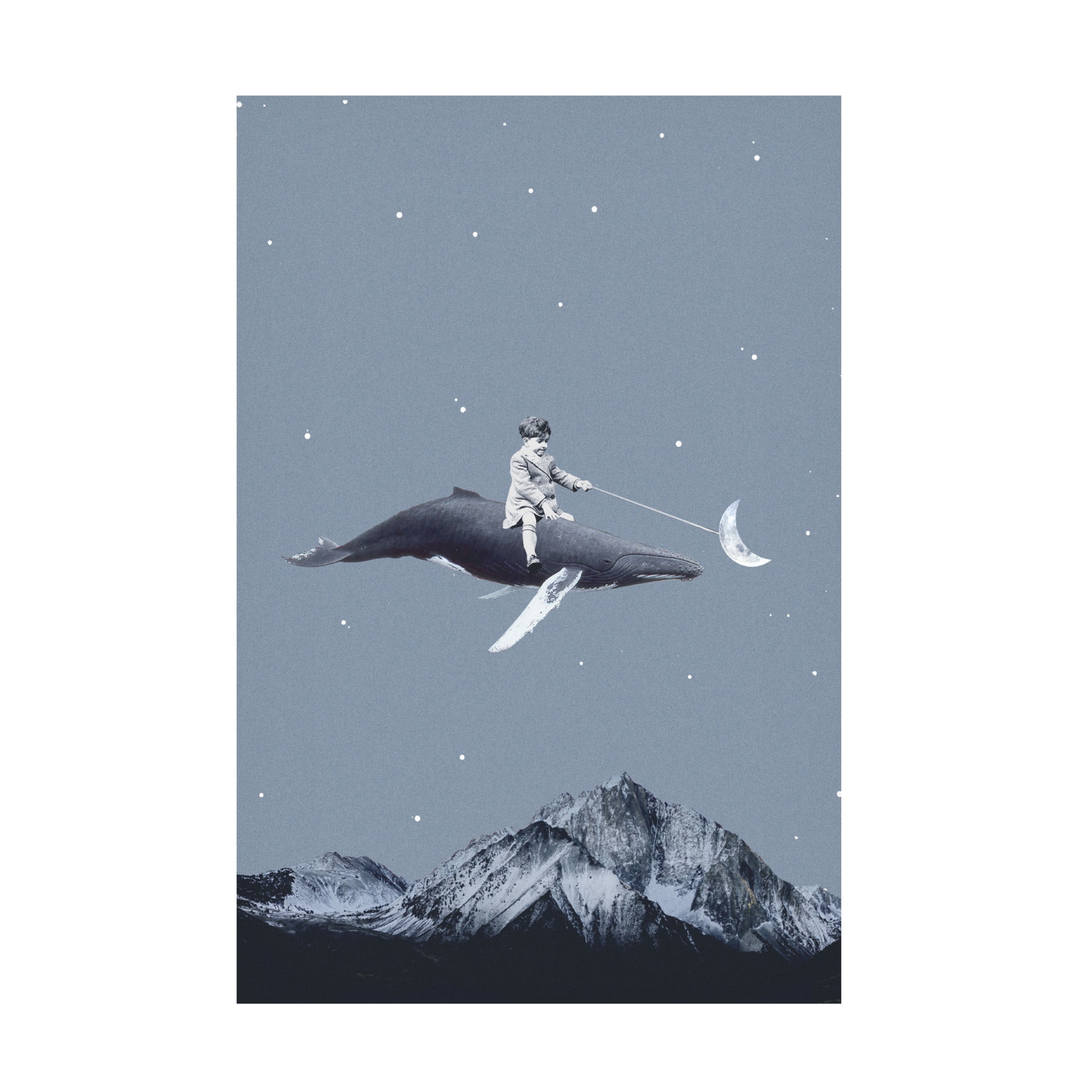 Trademark Fine Art Maarten Leon Aim For The Moon Canvas Wall Art