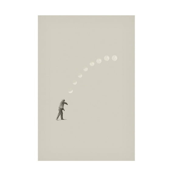 Trademark Fine Art Maarten Leon Lucky Shot Canvas Wall Art