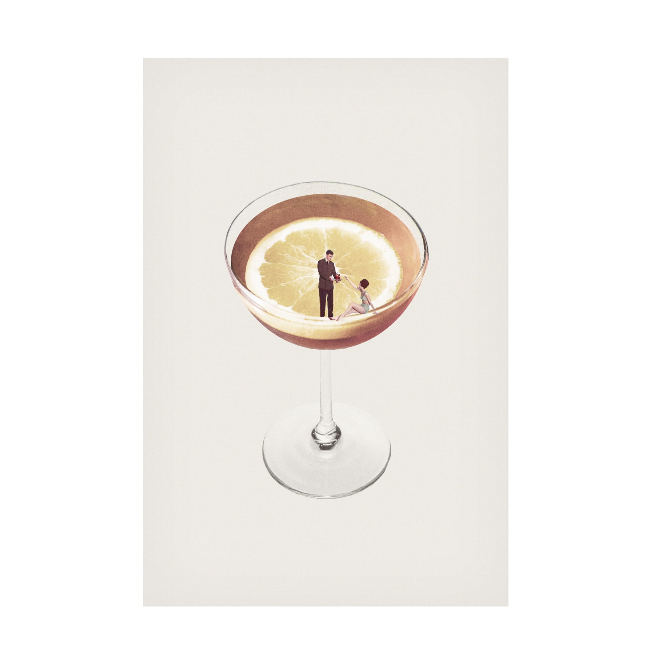 Trademark Fine Art Maarten Leon My Drink Needs A Drink Canvas Wall Art