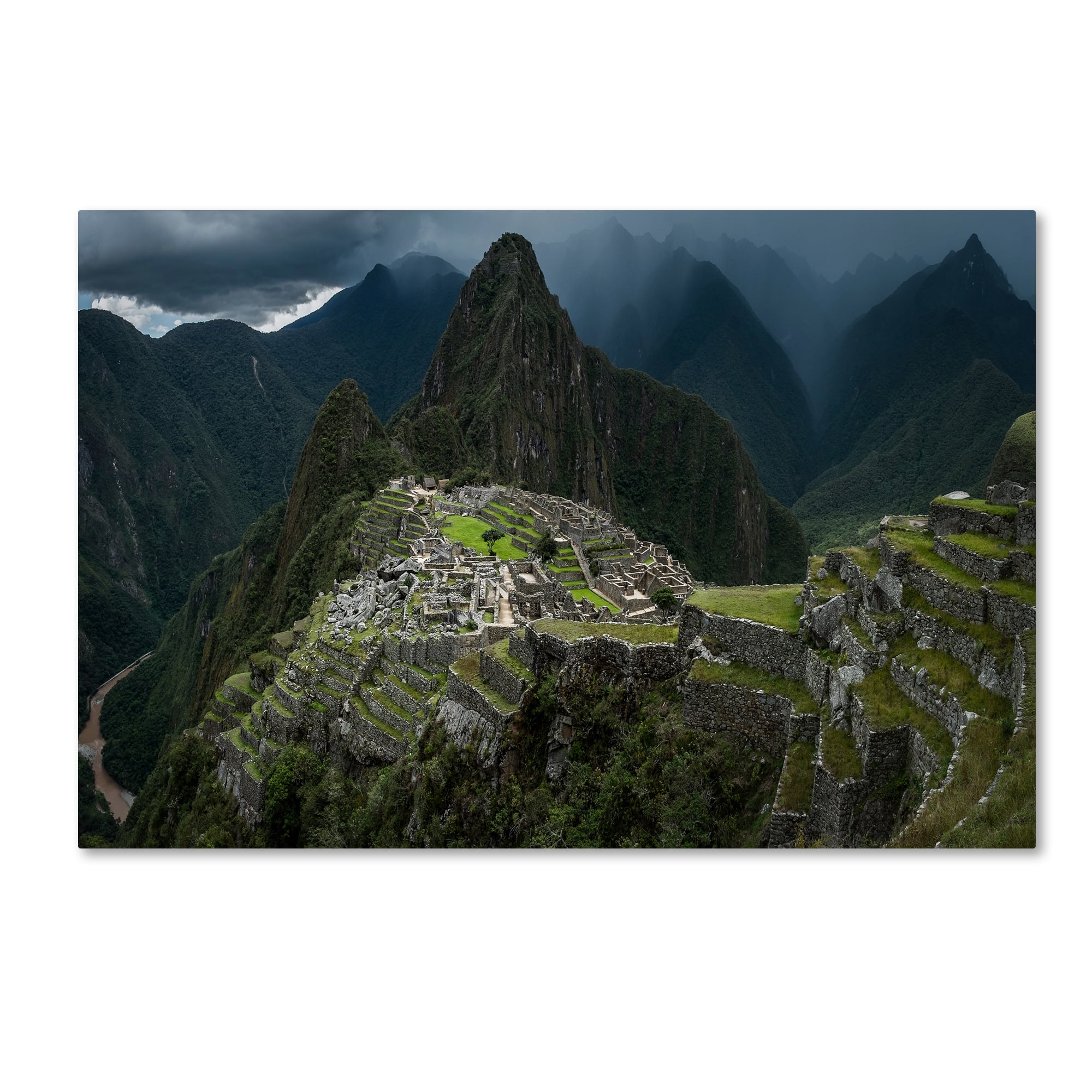 Trademark Fine Art 'Machu Picchu Peru' Canvas Art by Helena Normark