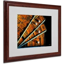 Trademark Fine Art "Mad For Mahjong" by Lois Bryan, Wood Frame