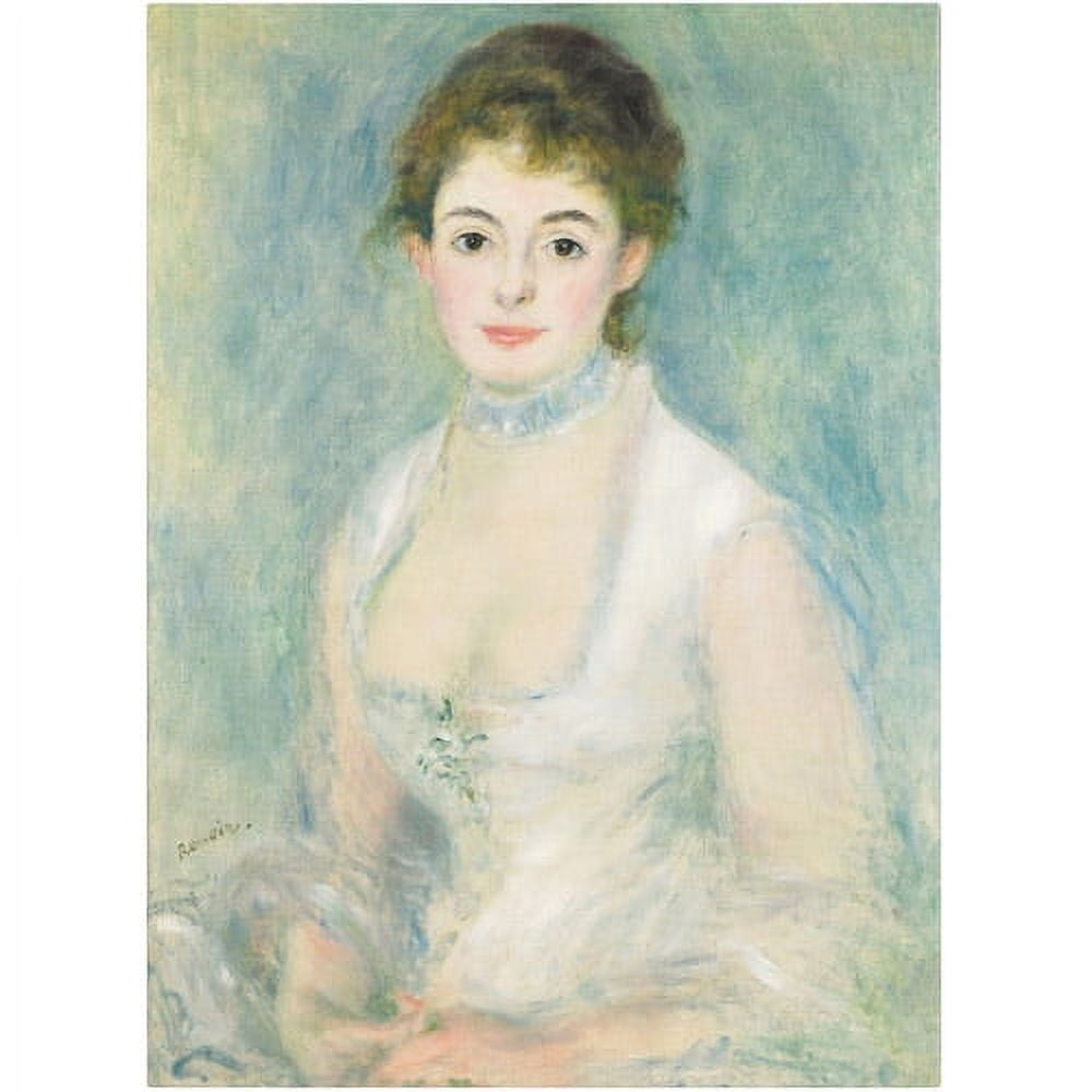 Trademark Fine Art "Madame Henriot" 1876 Canvas Art by Pierre-Auguste Renoir