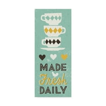 Trademark Fine Art 'Made Fresh Daily V2 Panel' Canvas Art by Michael Mullan