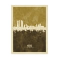 thumbnail image 1 of Trademark Fine Art 'Madrid Spain Skyline Brown' Canvas Art by Michael Tompsett, 1 of 3