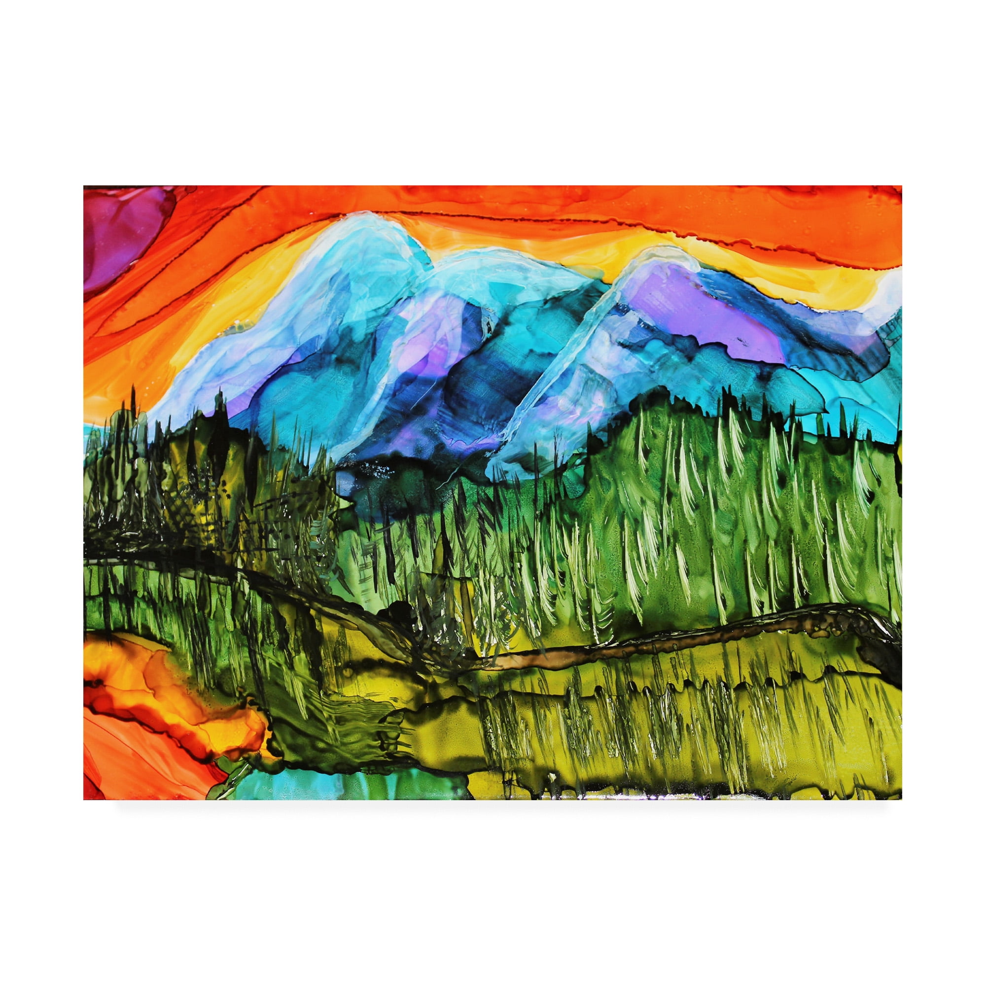 Trademark Fine Art 'Magic Mountain' Canvas Art by Michelle Mccullough
