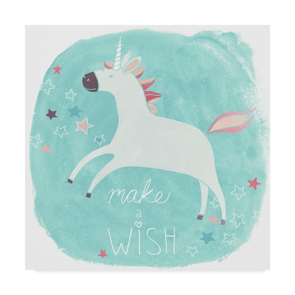 Trademark Fine Art 'Magic Unicorn Squad II' Canvas Art by June Erica Vess