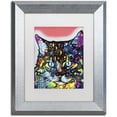 thumbnail image 1 of Trademark Fine Art "Maine Coon" Canvas Art by Dean Russo, White Matte, Silver Frame, 1 of 1