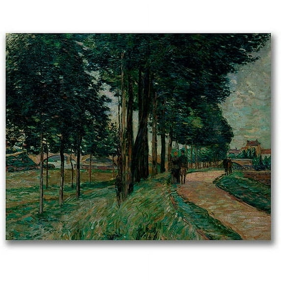 Trademark Fine Art "Maisons-Alfort" Canvas Wall Art by Jean Baptiste Guillamin