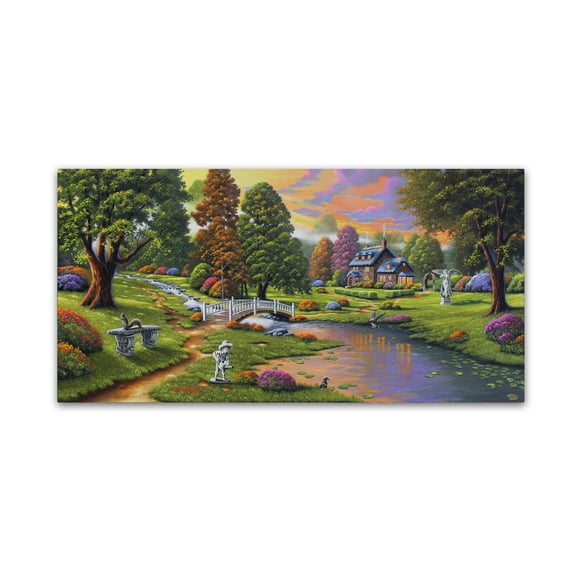 Trademark Fine Art 'Majestic Garden' Canvas Art by Geno Peoples