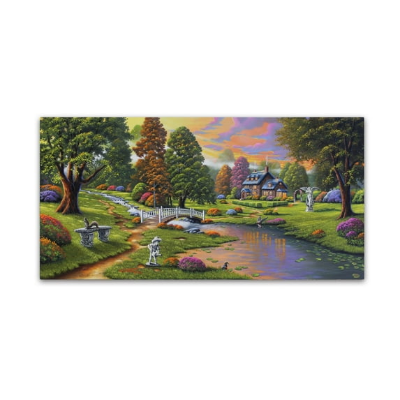 Trademark Fine Art 'Majestic Garden' Canvas Art by Geno Peoples