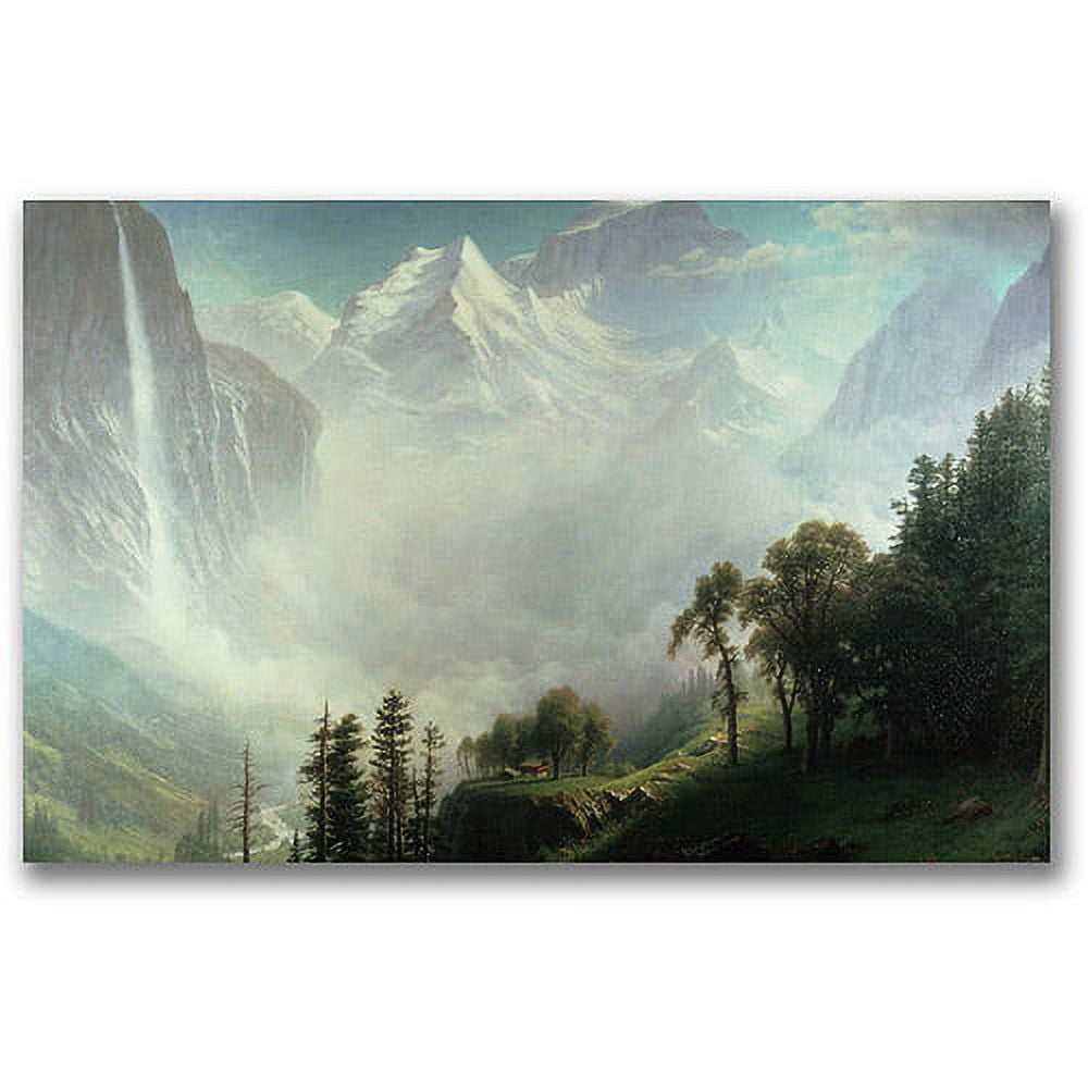 Trademark Fine Art "Majesty of the Mountains" Canvas Wall Art by Albert Biersdant