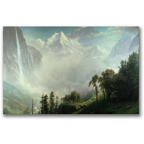Trademark Fine Art "Majesty of the Mountains" Canvas Wall Art by Albert Biersdant