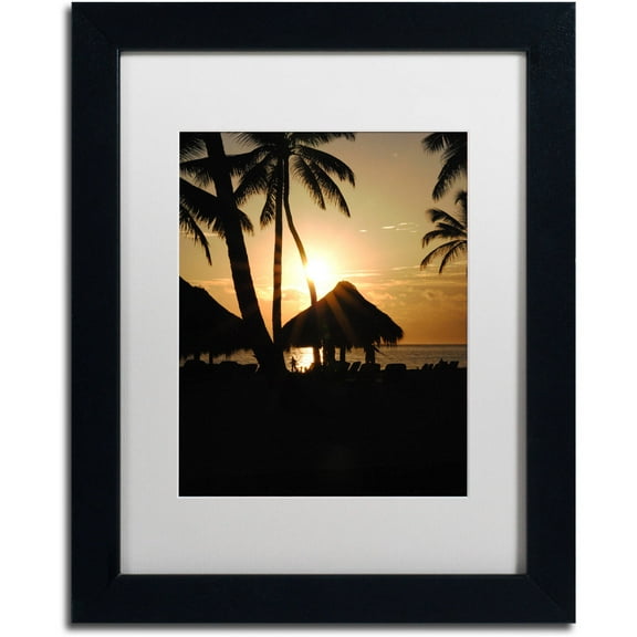 Trademark Fine Art "Majical" Canvas Art by Monica Mize, White Matte, Black Frame