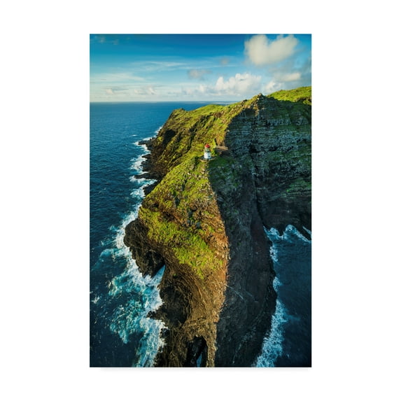Trademark Fine Art 'Makapuu Lighthouse' Canvas Art by Cameron Brooks
