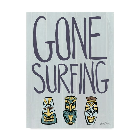 Trademark Fine Art 'Make Waves II' Canvas Art by Farida Zaman