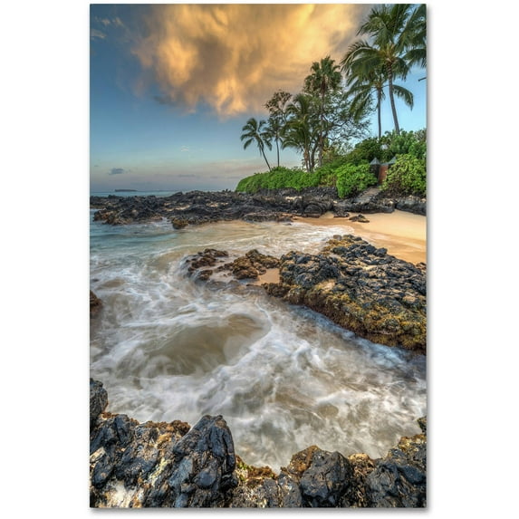 Trademark Fine Art 'Makena Sunrise' Canvas Art by Pierre Leclerc