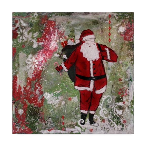 Trademark Fine Art 'Making Spirits Bright' Canvas Art by Janelle Nichol