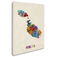 thumbnail image 1 of Trademark Fine Art "Malta Watercolor Map" Canvas Art by Michael Tompsett, 1 of 3