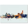 thumbnail image 1 of Trademark Fine Art "Manchester Skyline Blue" Canvas Art by Michael Tompsett, 1 of 1