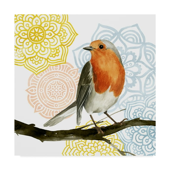 Trademark Fine Art 'Mandala Bird IV' Canvas Art by Grace Popp