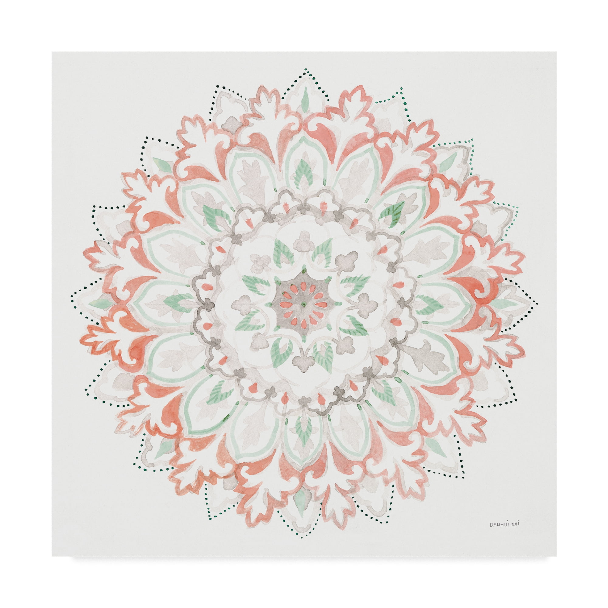 Trademark Fine Art 'Mandala Delight II' Canvas Art by Danhui Nai