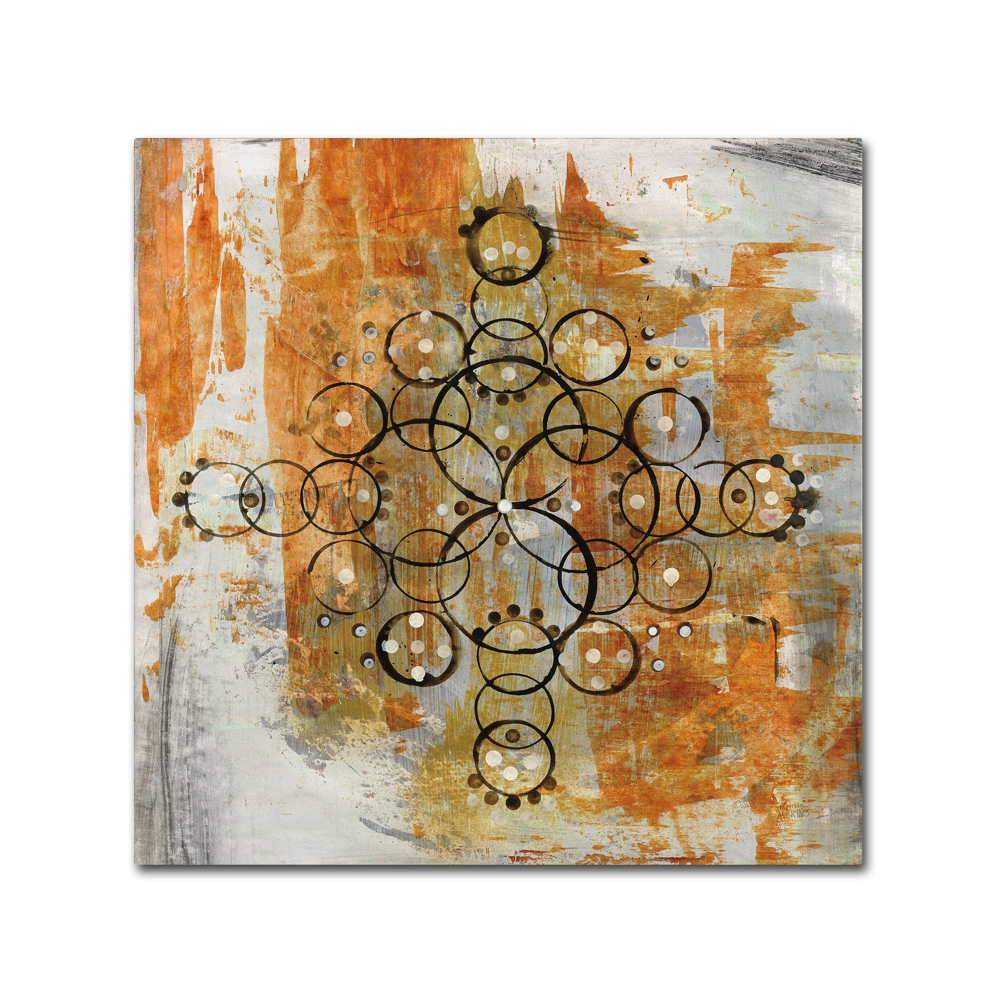 Trademark Fine Art "Mandala II Crop" Canvas Art by Melissa Averinos