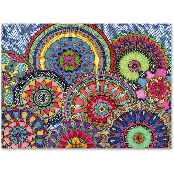 Trademark Fine Art "Mandala Parade" Canvas Art by Hello Angel