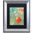thumbnail image 1 of Trademark Fine Art "Mandarin Tulips" Canvas Art by Color Bakery Black Matte, Silver Frame, 1 of 1