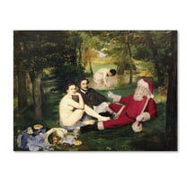 Trademark Fine Art 'Manet-Le De?jeuner Sur Lherbe' Canvas Art by Ed Wheeler