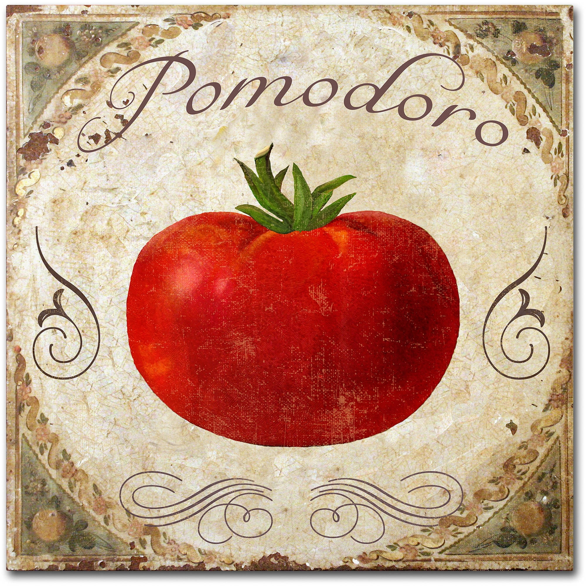 Trademark Fine Art "Mangia II" Canvas Art by Color Bakery