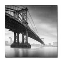 Trademark Fine Art "Manhattan Bridge I" Canvas Art by Moises Levy