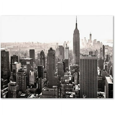 Trademark Fine Art "Manhattan" Canvas Art by CATeyes