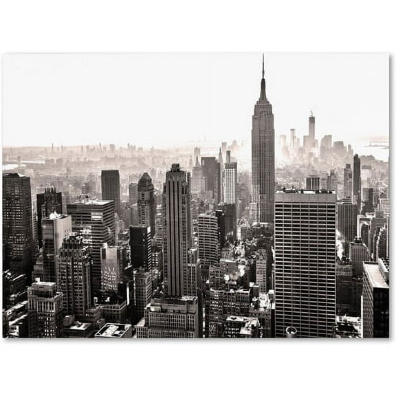 Trademark Fine Art "Manhattan" Canvas Art by CATeyes