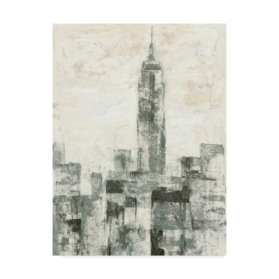Trademark Fine Art 'Manhattan Neutral II Crop' Canvas Art by Silvia Vassileva