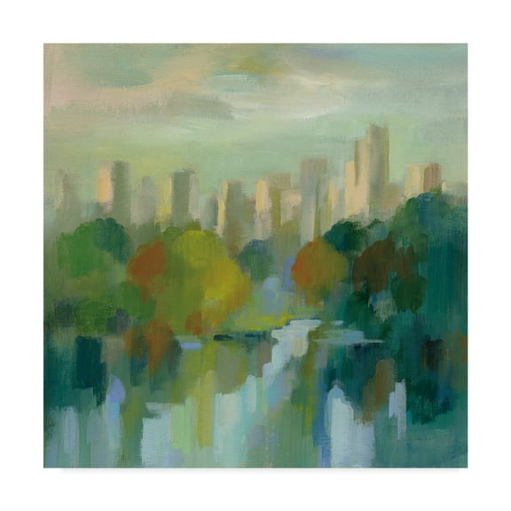 Trademark Fine Art 'Manhattan Sketches IV' Canvas Art by Silvia Vassileva